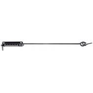 CROCHET A VISSER CREMAILLERE NOIR 500MM CROCHET A VISSER CREMAILLERE NOIR 500MM